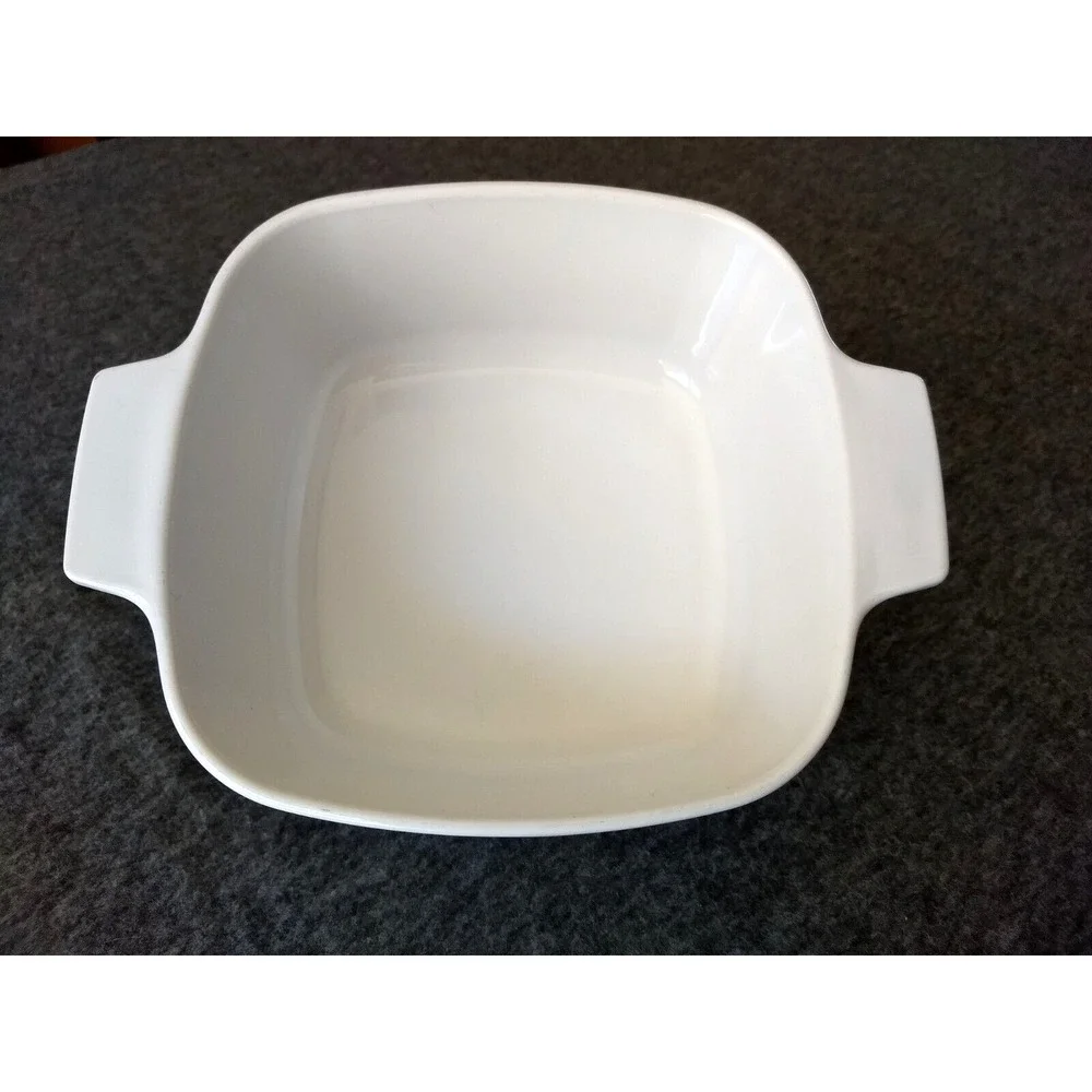 Corning Ware Blue Dusk Floral Casserole Dish A-1.5L Tab Handle Pyrex Lid Vtg USA